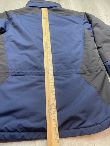 LL Bean Jacket Womens Small Blue Insulated Winter Outdoor ORF98 Cinch Waist - Picture 8 of 16