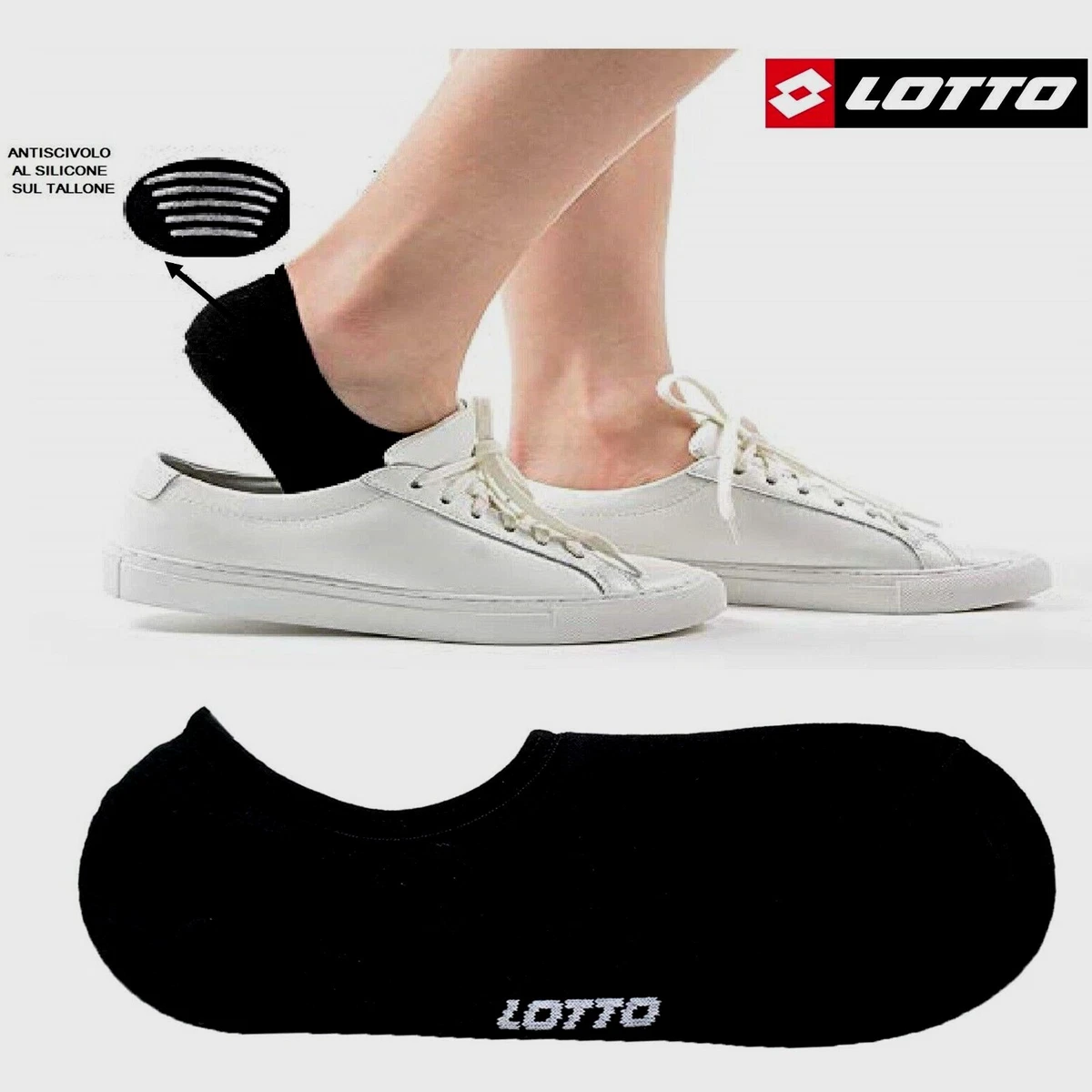 Confezione Da 6 Paia Minicalza Salvapiede Invisibile Uomo Donna Merite – Caos Intimo Donna - Uomo - Bambini - Casa - Foto 3