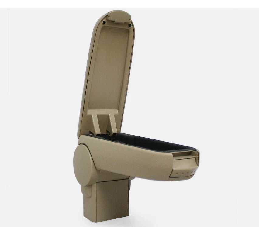 Car Center Console Leather Armrest Box For 98-04 Volkswagen Passat B5 MK4 Beige - Image 3 of 4