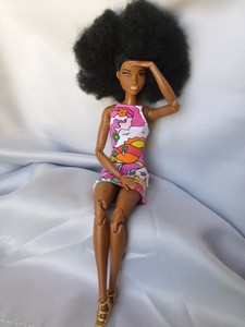 barbie with afro hair