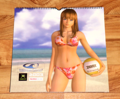 2003 Dead or Alive Xtreme Beach Volleyball Very Rare Calendar