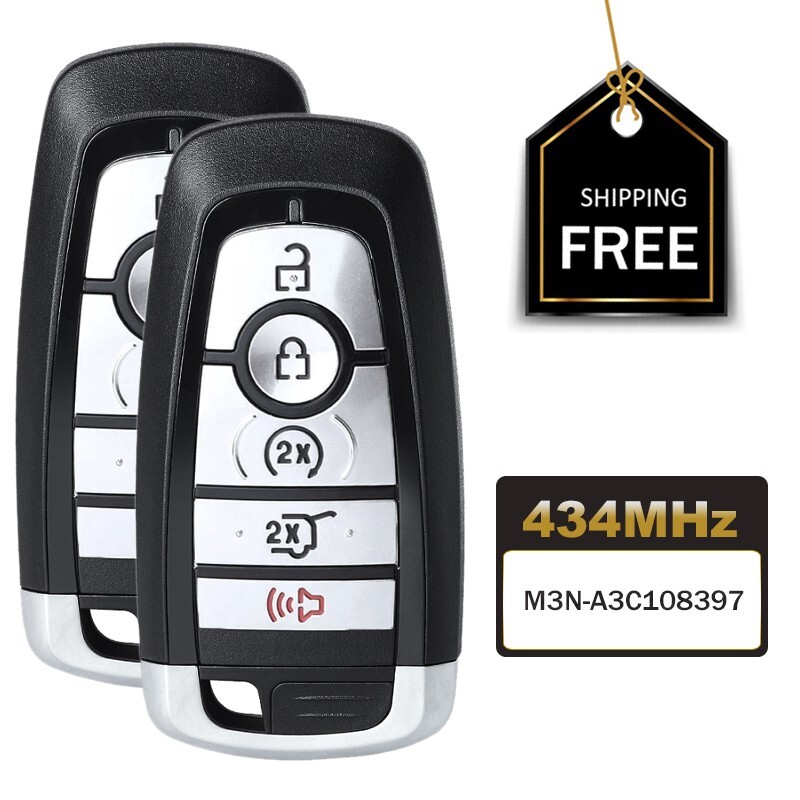 2x Smart Remote Key Fob for 2023 2024 Ford Expedition M3N-A3C108397 164-R8355