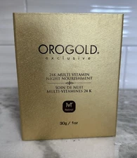 New Orogold 24k Multi Vitamin Night Nourishment Cream 1 oz