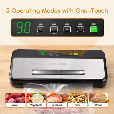 INKBIRD automatisch Vakuumiergerät INKVS03 Vakuumierer Folienschweißgerät Sealer