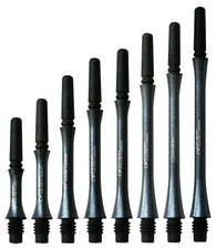 COSMO DART SHAFTS CARBON SLIM-SPINNING PEARL BLACK - SET OF 4