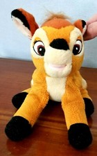 Walt Disney World Bambi Fawn Deer Bean Bag Plush 9" Laying Down