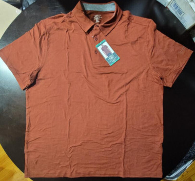 Men's G.H. Bass & Co. Performance Polo Shirt Short Sleeve NWT