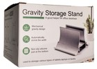 Vertical Laptop Gravity Holder Storage Stable Stand Desk Organization 4.75"