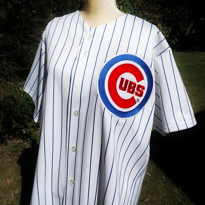 majestic カブス ユニフォーム Majestic Chicago CUBS Walker #7 MLB Baseball White Pinstripe