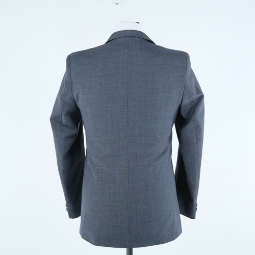 Mens Vintage Blazer Size UK 36R Grey Slim Fit Sport Coat Jacket - Picture 5 of 12