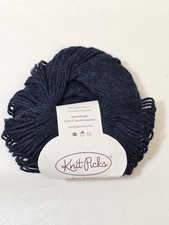 Midnight Dark Blues Knit Picks Andean Treasure 100% Alpaca Yarn 50 Grams