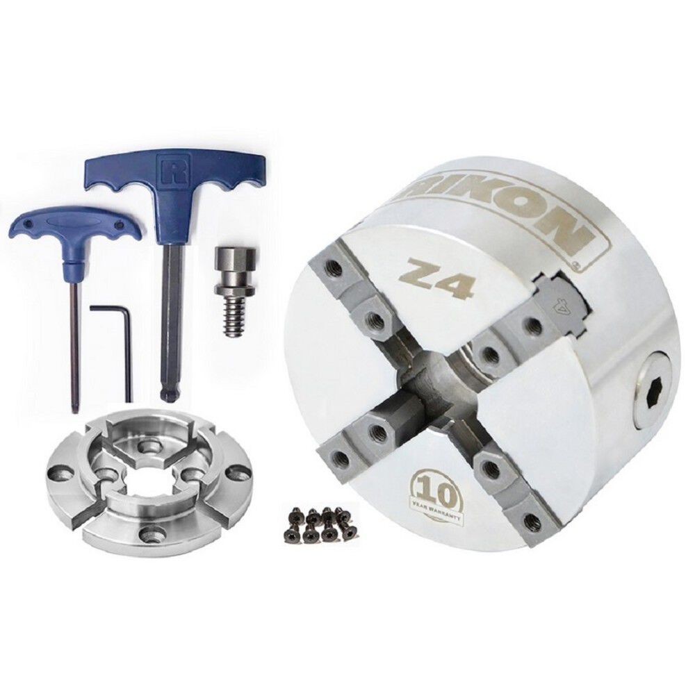 Токарный патрон и комплект зажимов Rikon Z4 без вставки 32190₽