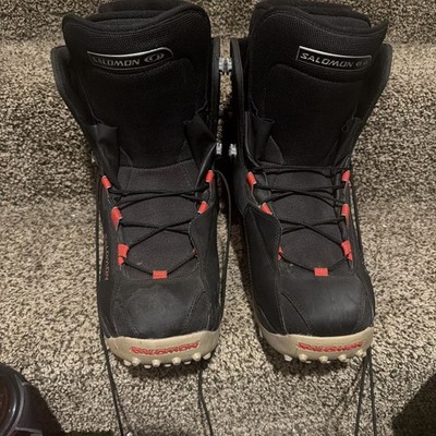 SALOMON KAMOOKS Dark Gray Snowboard Boots Thermic Fit Size US 11.5