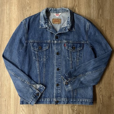 Levi's 70500 Trucker Jacket L 42 80s Vintage Jeansjacke Denim Made in France 275