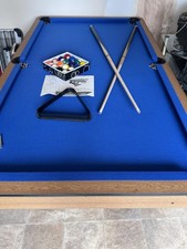 Pool Table 6ft, Folding. With Balls And Cues