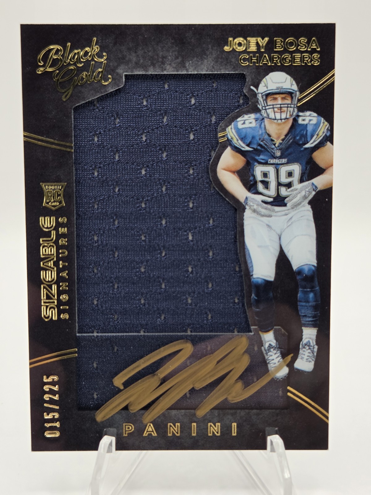 Joey Bosa Panini Black Gold #84 Autograph