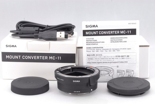 SIGMA MOUNT CONVERTER MC-11 CANON EF-E with Hood