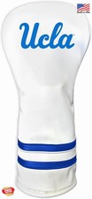 Team Golf Michigan Wolverines White Striped Neoprene Fairway Golf Head Cover