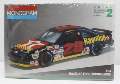 New/Sealed Monogram 1991 #28 Davey Allison 1:24 Ford Thunderbird Model Kit #1423