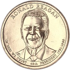 2016 P Presidential Dollar Ronald Reagan Choice BU Clad See Pics F903