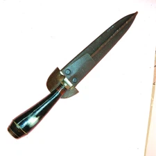 Gaucho Knife & Sheath Tandil Argentina Horn Handle 6-1/4 inch Blade