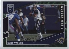 2022 Panini Donruss Elite Field Vision Green Kurt Warner #FV8 HOF 1l6f