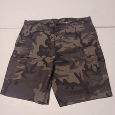 Levis Carrier Cargo Shorts Mens 42 Gray Green Camo Ripstop Utility 23251-0086