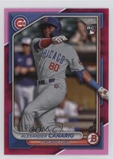 2024 Bowman Fuchsia Border 10/299 Alexander Canario #21 10q9
