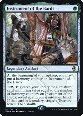 Magic MTG - Instrument of the Bards - MINT/NMINT - EN - FOIL