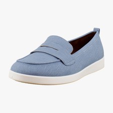 Naturalizer Ingrid Womens Loafers  Slip-Ons Denim Blue