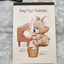 Vintage Rag Tag Teddies koala bear Tablet  Ruth Morehead  paper stationery