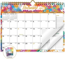 Wall Calendar 2025-2026 – Jul. 2025 - Dec. 2026, 18 Monthly Calendar, 11 x 8.5 I