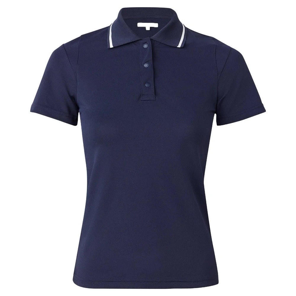 MALBON WOMEN’S EVERGREEN PALOMA POLO - NAVY Size SMALL NEW WITH TAGS
