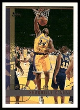 Shaquille O'Neal 1997-98 Topps #109 Los Angeles Lakers