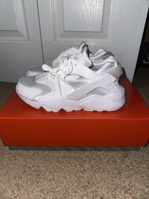 Women's Nike Air Huarache Run Triple White All 2021 DH4439-102 Retro Running