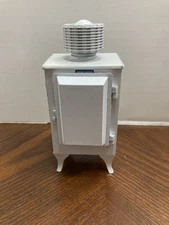 Dollhouse Miniature - Vintage GE Monitor Top Refrigerator - American Miniatures