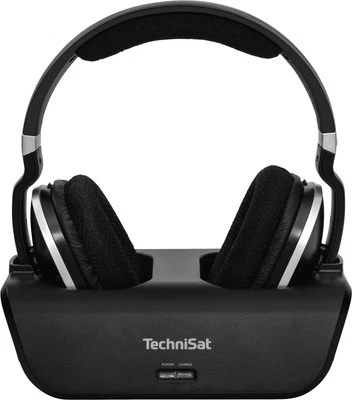 TechniSat Stereoman 2 V2 Funk Kopfhörer kabellos mit Ladestation 10h Akku