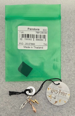 Pandora Harry Potter's ''Glasses, Nimbus 2000 & Lightning Bolt'' Charm #799129C00