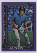 2025 Topps Pro Debut Purple Foil /299 Carter Johnson #PD-187 03bh