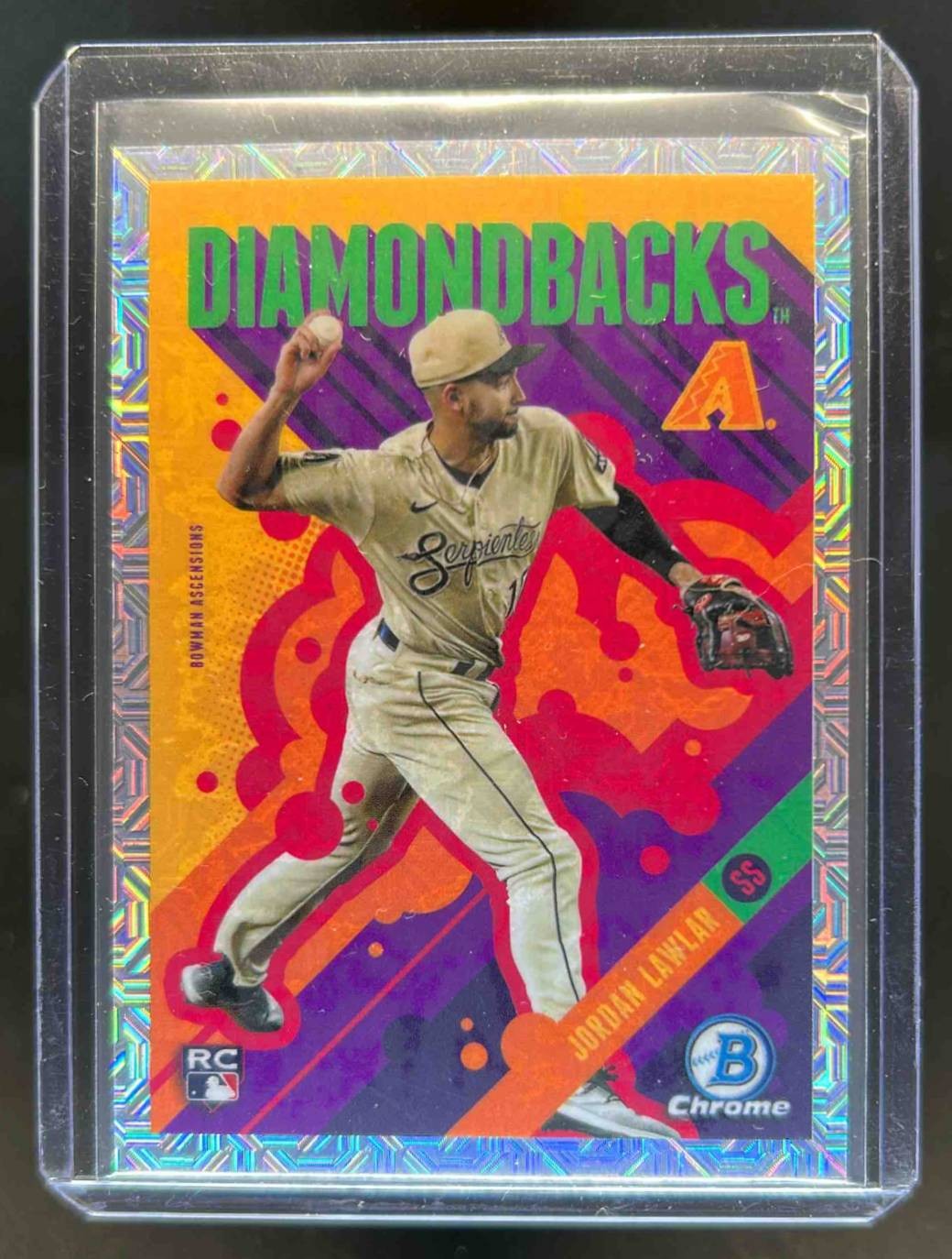 2024 Bowman Chrome Jordan Lawlar Ascensions Mega Box RC Mojo Refractor #BA-22