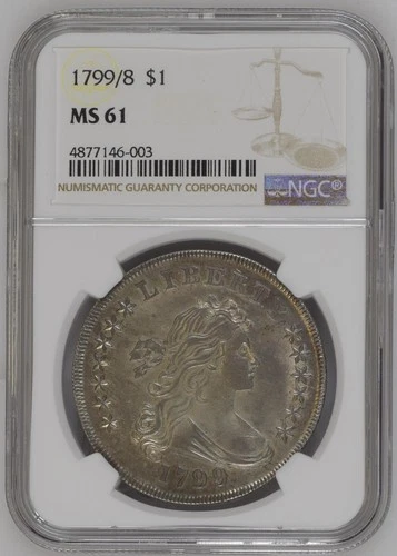 1799/8 $1 NGC 61 Bust Dollar Free Shipping USA Only (48)