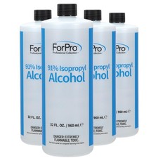 91 Isopropyl Alcohol, Pure Concentrated IPA, 1 Gallon, 32 Fl Oz, Pack of 4