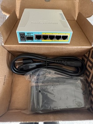 MikroTik hEX PoE RB960PGS Router 5-Port Gigabit PoE-Out RouterOS SFP
