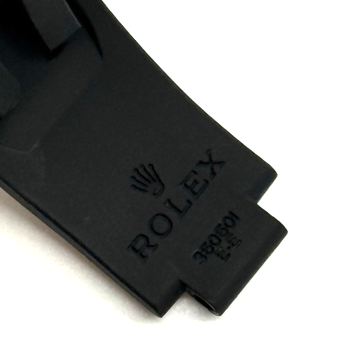 Rolex Oysterflex 20mm x 9mm Black Rubber Watch Strap 350501 E-E