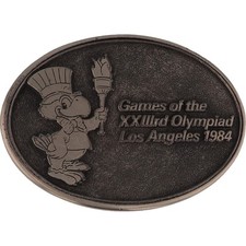 New Los Angeles Olympic Games 1984 Team Usa Summer 80s Nos Vintage Belt Buckle