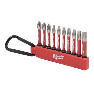 Milwaukee SHOCKWAVE Karabiner-Set 10-teilig PH/PZ/TX
