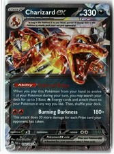 Charizard ex ⭐️ 054/091 Holo Doppio Raro Destino Paldeo 2024 Pokemon quasi nuovo