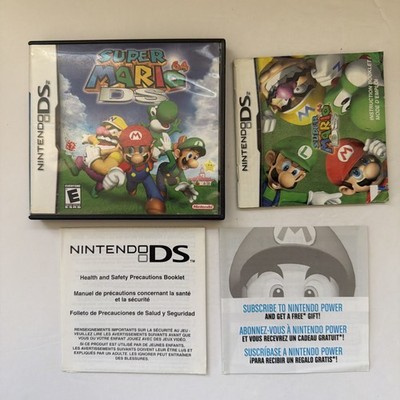 Super Mario 64 DS Nintendo Case and Manual Only NO GAME Authentic Replacement