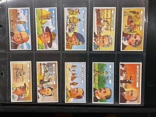 Lyons Maid Famous People SET 48 Walt Disney Don Bradman Churchill Baden Powell