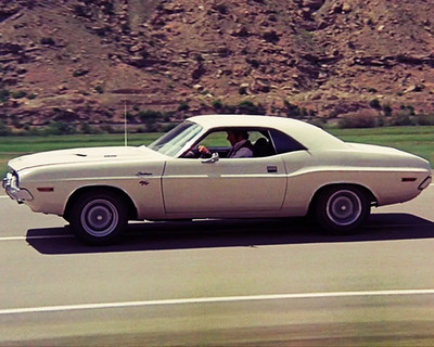 VANISHING POINT MOVIE CAR DODGE CHALLENGER RT 1970 8''x10'' Photograph